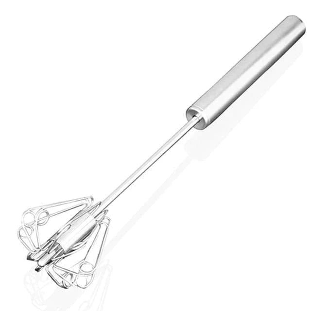 Edelstahl Schneebesen, manuell, silber, Küchenwerkzeug, langlebig, effizient, leicht zu reinigen.