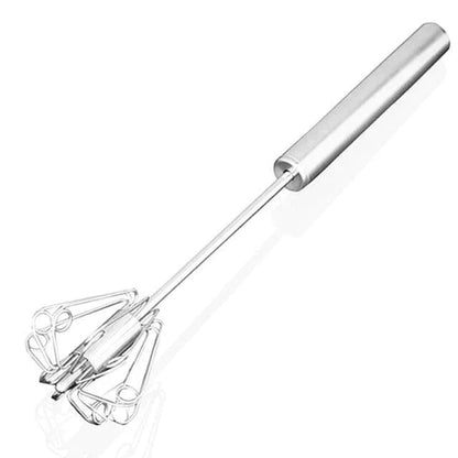 Edelstahl Schneebesen, manuell, silber, Küchenwerkzeug, langlebig, effizient, leicht zu reinigen.
