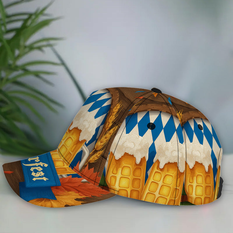 Snapbackkeps – ölkrustryck Oktoberfest 2026