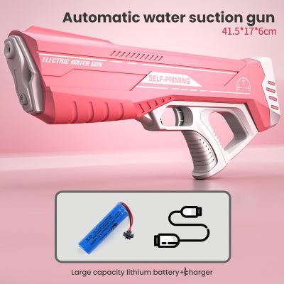 Vattenpistol med tryckstråle & USB-batteri för barn & vuxna – SpritzPower X1