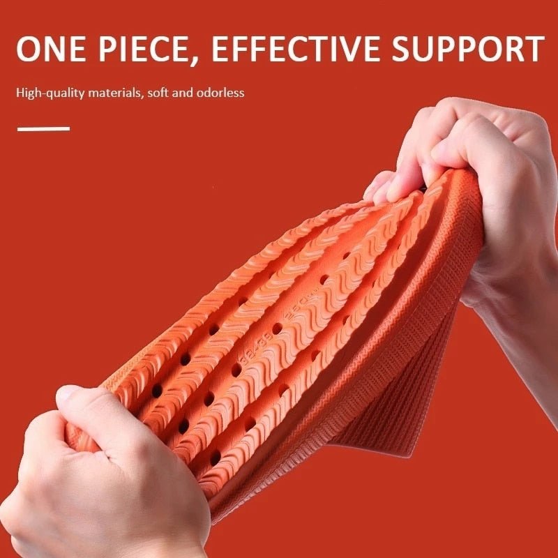 Orange, rutschfeste Pantoletten aus weichem Material, ideal für Komfort und Halt.