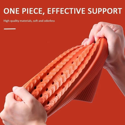 Orange, rutschfeste Pantoletten aus weichem Material, ideal für Komfort und Halt.