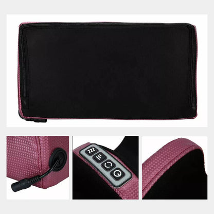 Elektrische Fußmassagegerät mit Heizfunktion, tiefes Kneten, schwarz-rosa, Luvelle.