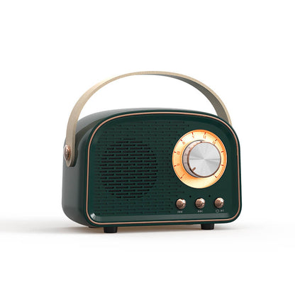 Vintage Bluetooth-högtalare med FM-radio – RetroVibe