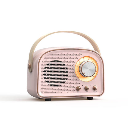 Vintage Bluetooth-högtalare med FM-radio – RetroVibe