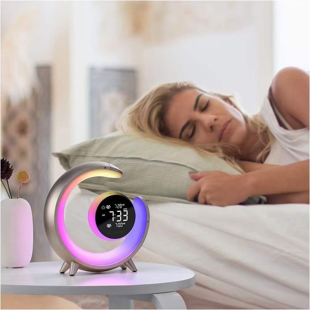 Multifunktionellt nattljus med RGB- och väckfunktion – Lumivo