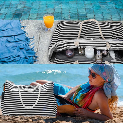 Vattentät extra stor strandväska med bonusresefodral – CoastCarry