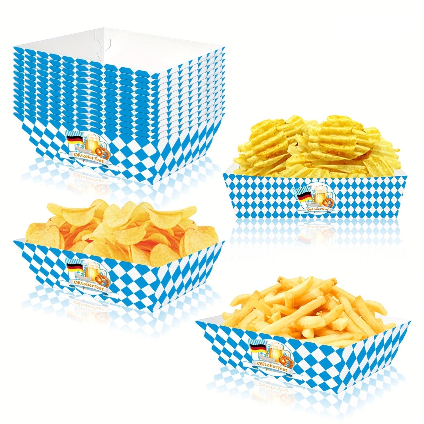 Pappersskålar för snacks, set (2×20 stycken) – WiesnBox Oktoberfest 2026