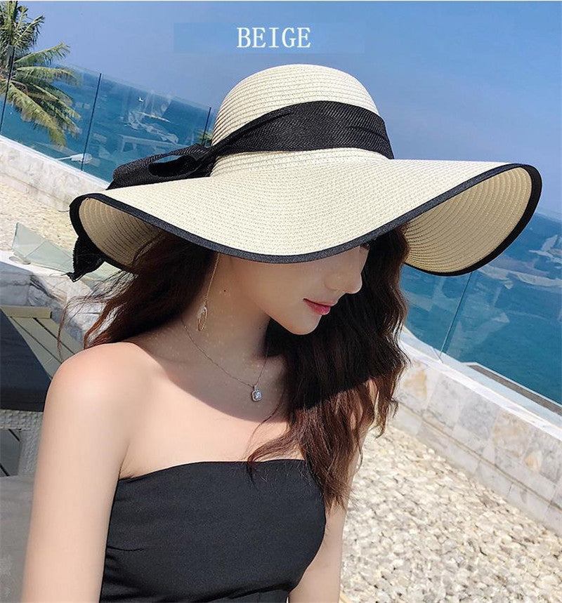 Lätt damsommarhatt med bred brätte och stilren design – Vivian
