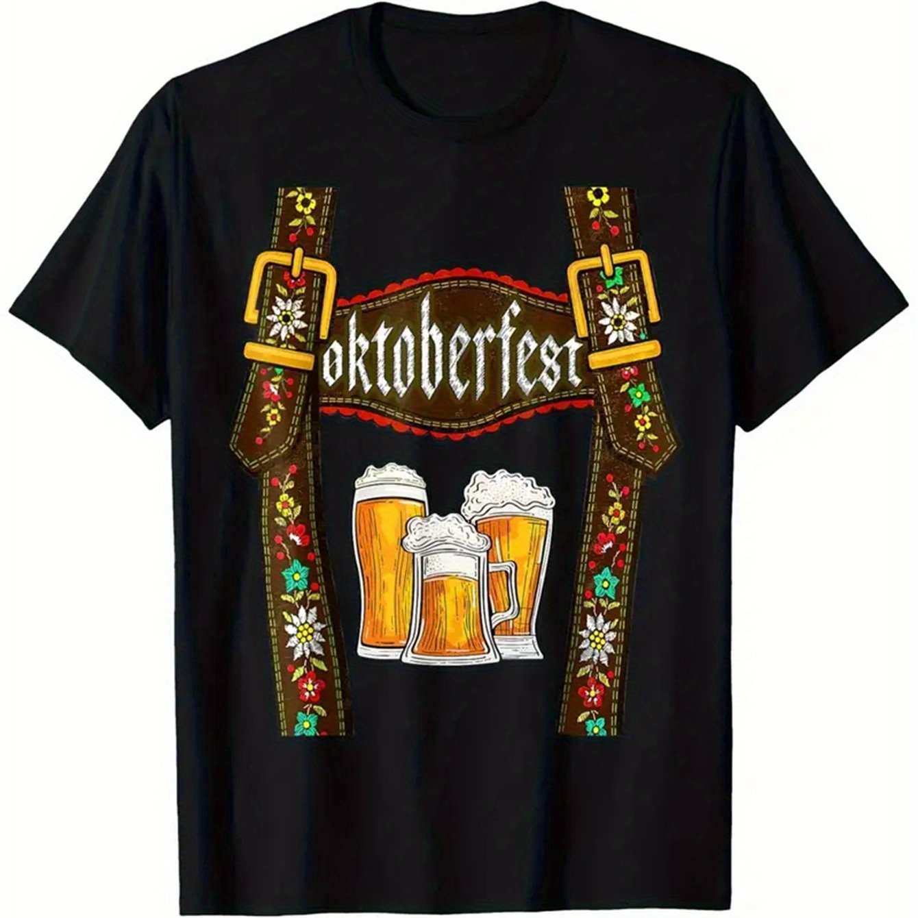 Herrarnas kortärmade T-shirt – Hansi Oktoberfest 2026
