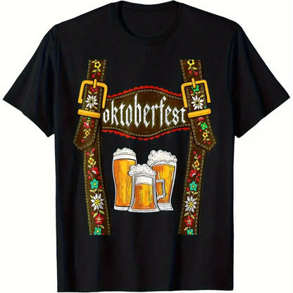 Herrarnas kortärmade T-shirt – Hansi Oktoberfest 2026