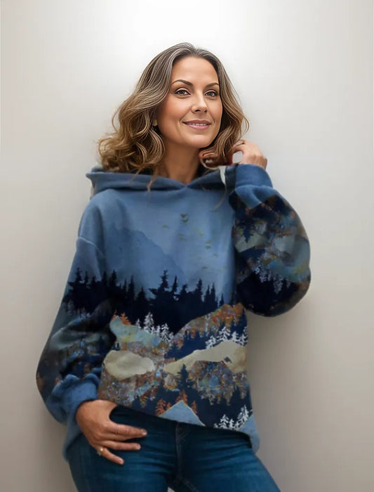 Trendig Harajuku-hoodie med urban känsla - Zayla