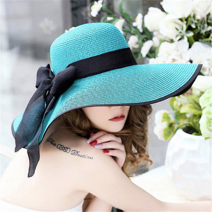 Lätt damsommarhatt med bred brätte och stilren design – Vivian