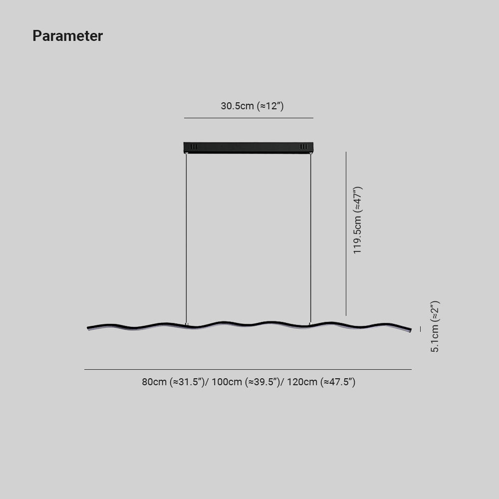Hängelampe schwarz, modern, Maße: 80-120cm, LED, minimalistisch, Innenbeleuchtung, Designerlampen.