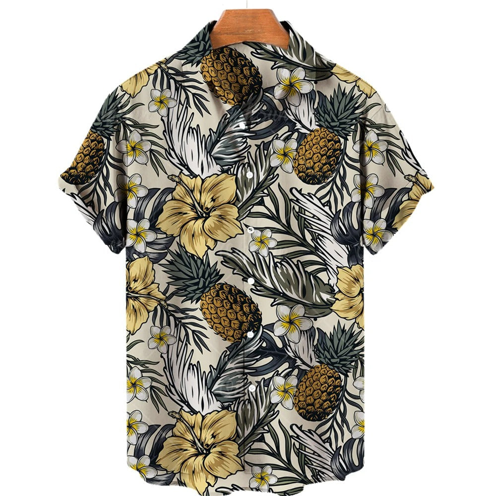 Tropisk Hawaiiskjorta med korta ärmar – Mateo