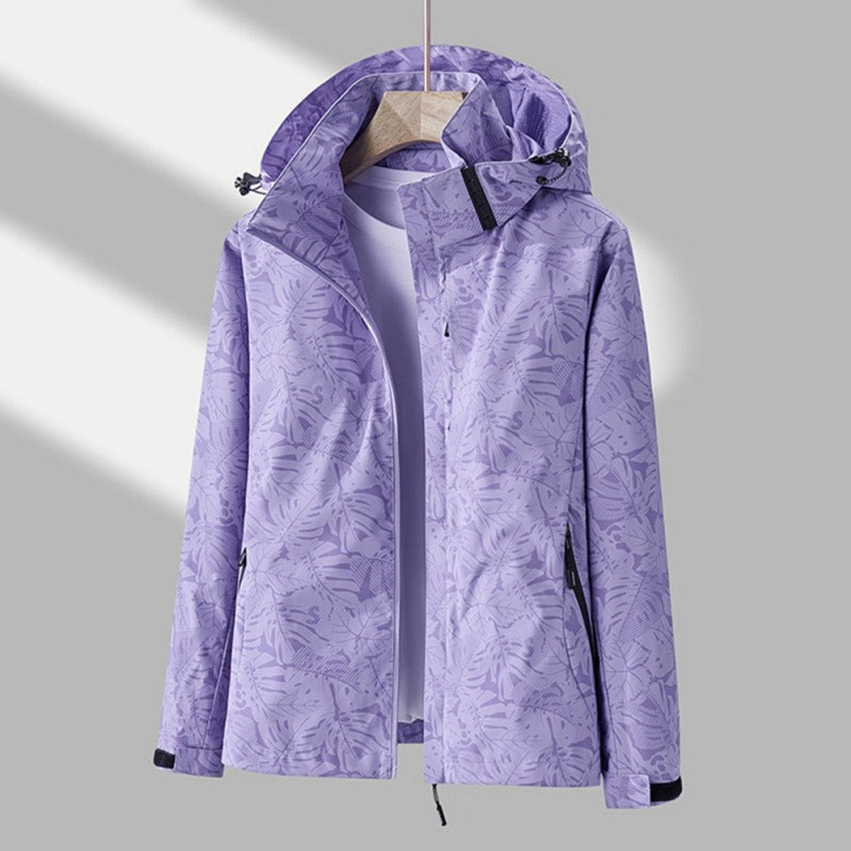 Women's Waterproof Windproof Hooded Lightweight Jacket 1