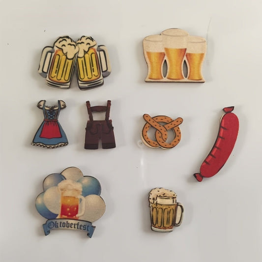 50 stycken trädekorationer – TräMixSet Oktoberfest 2026