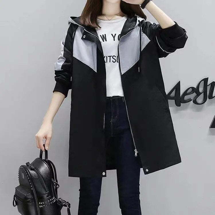 Damtrenchcoat med huva – Marit