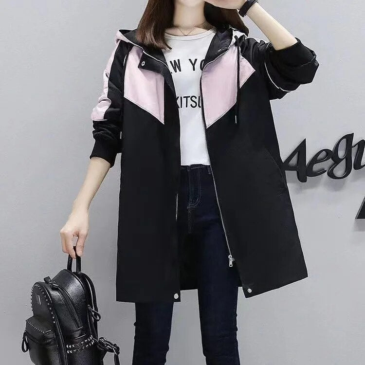 Damtrenchcoat med huva – Marit