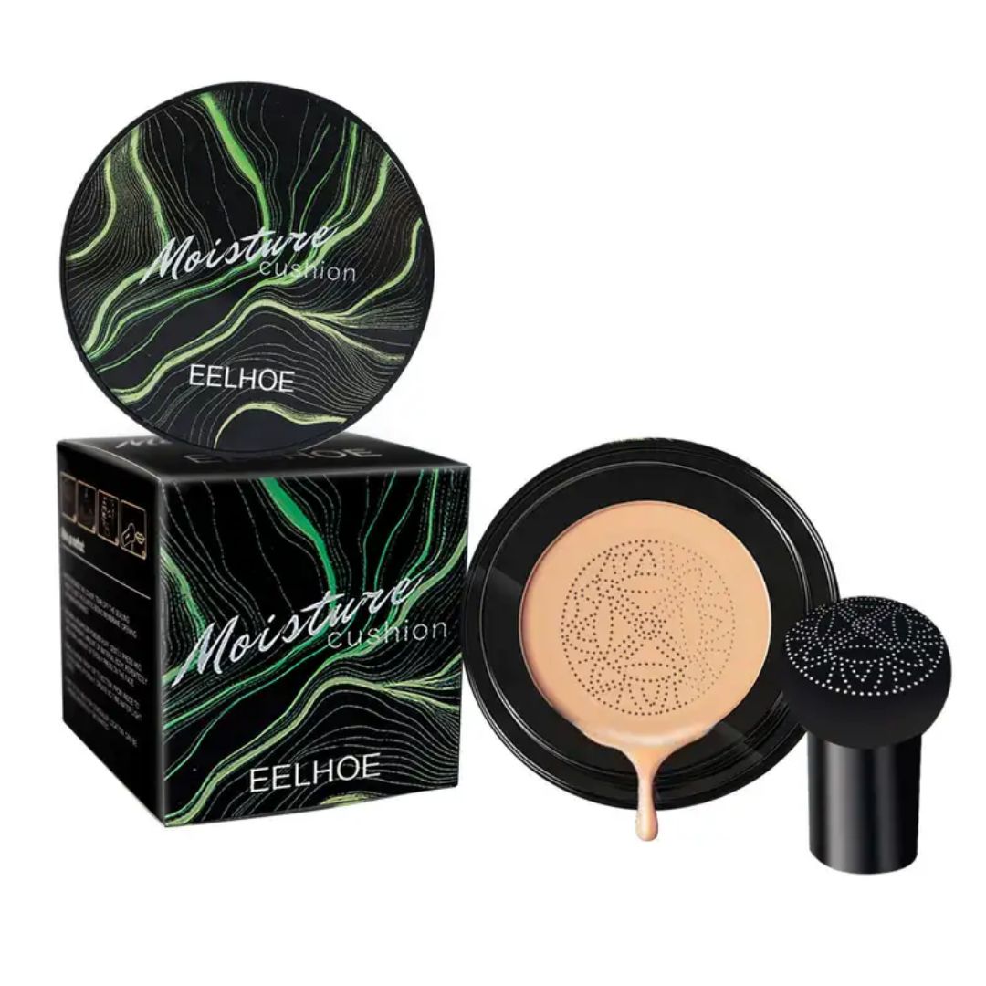 EELHOE Feuchtigkeitskissen Make-up, schwarzer Behälter, beige Foundation, Kosmetikprodukt