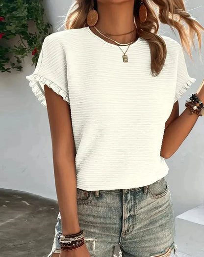Mjuk bomull t-shirt för damer – Élodie