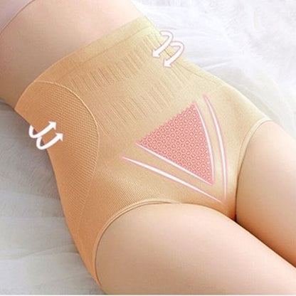 Damen Shapewear Miederhose, hautfarben, nahtlos, Bauchkontrolle, figurformend.