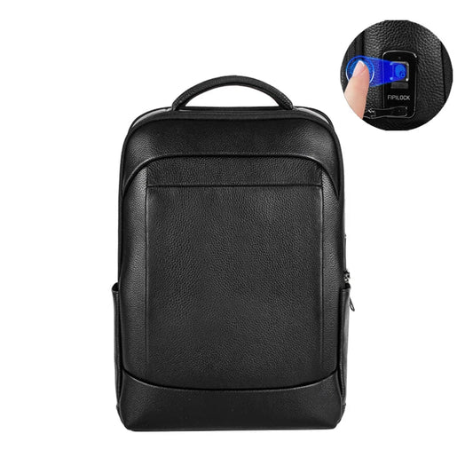 Business-laptopryggsäck med hög kapacitet för män med fingeravtryckslås – stöldskydd