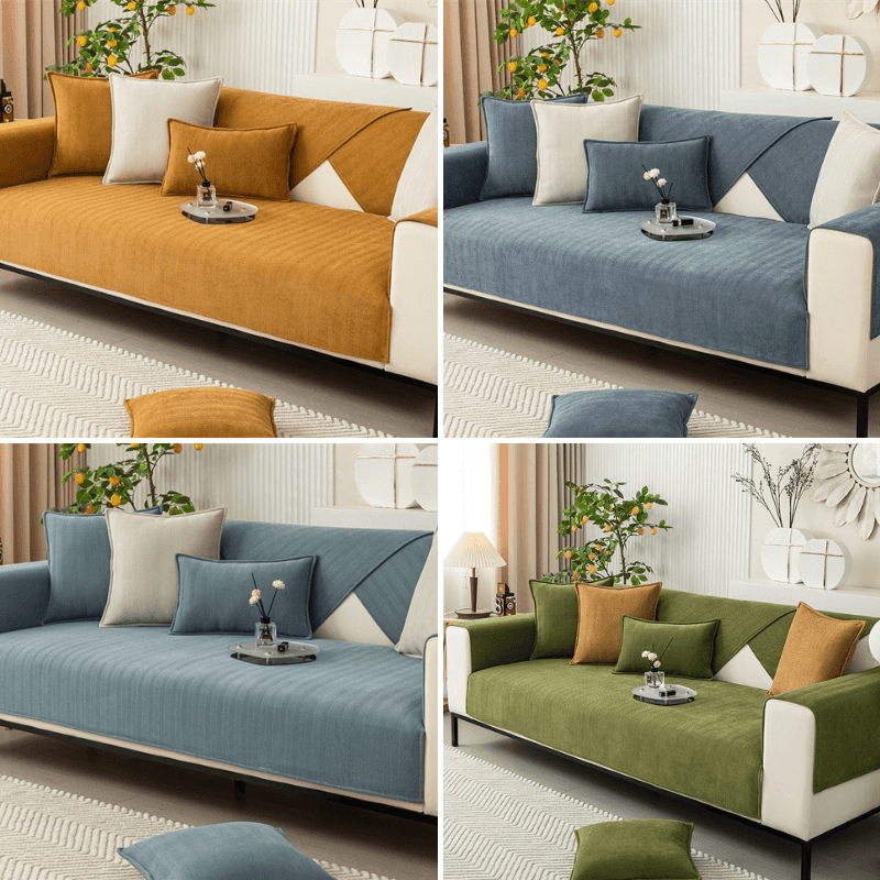 Vlies-Sofabezug rutschfest, verschiedene Farben, Wohnzimmer, Schutz, Dekoration, modern.