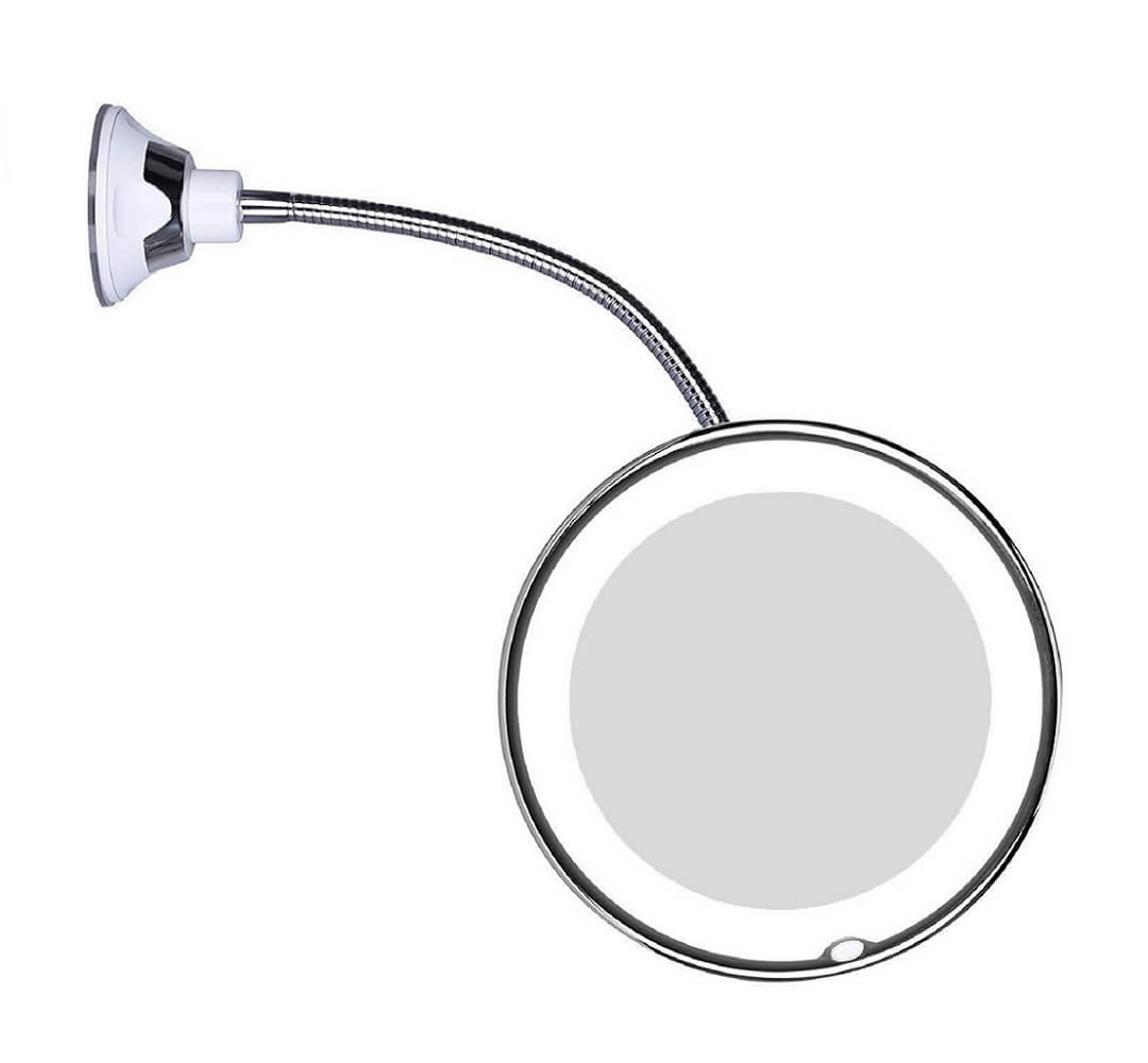 LED-förstoringsspegel med flexibel svanhalsslang – Claravue