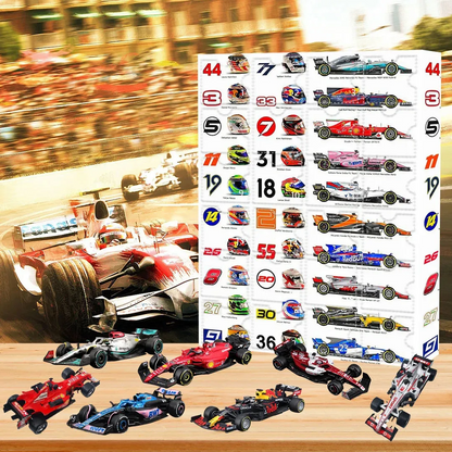 Formel 1-julkalender med samlarobjekt – för äkta motorsportfans