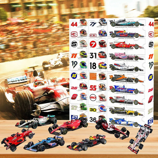 Formel 1-julkalender med samlarobjekt – för äkta motorsportfans