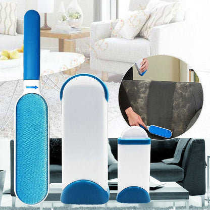 Fusselrolle Blau-Weiß, wiederverwendbar, für Tierhaare, Sofa-Reinigung, Wohnzimmer-Hintergrund