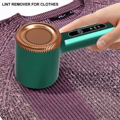 Elektrischer Fusselentferner, grün, für Kleidung, entfernt Fusseln und Flusen effektiv.