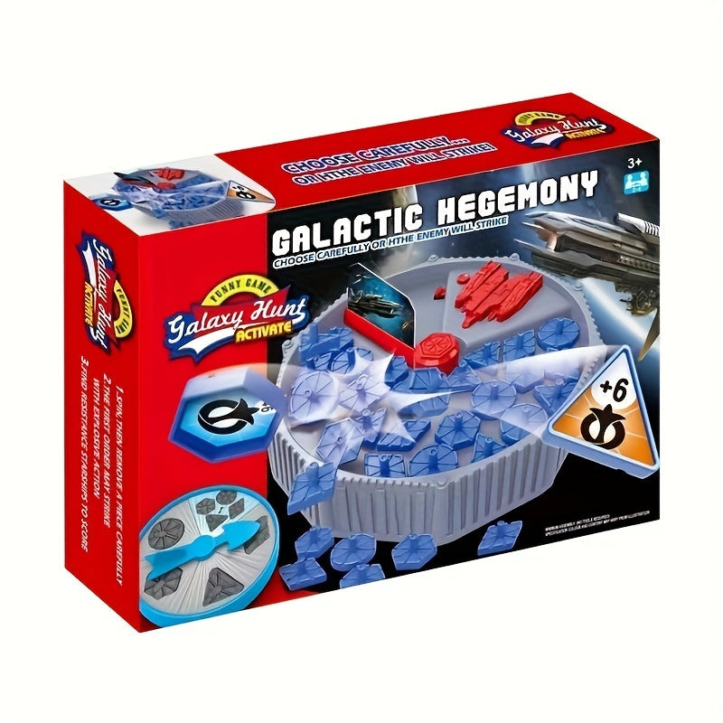 Brettspiel "Galactic Hegemony" für Kinder, 3+, mit Raumschiffen und Spielsteinen, bunt.