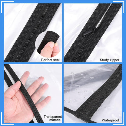 Extra lång klädpåse för klänningar och aftonklänningar – 180 cm skyddsöverdrag med handtag (Köp 1, få 1 GRATIS)