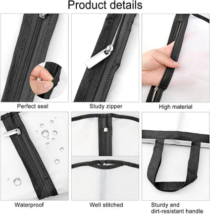 Extra lång klädpåse för klänningar och aftonklänningar – 180 cm skyddsöverdrag med handtag (Köp 1, få 1 GRATIS)