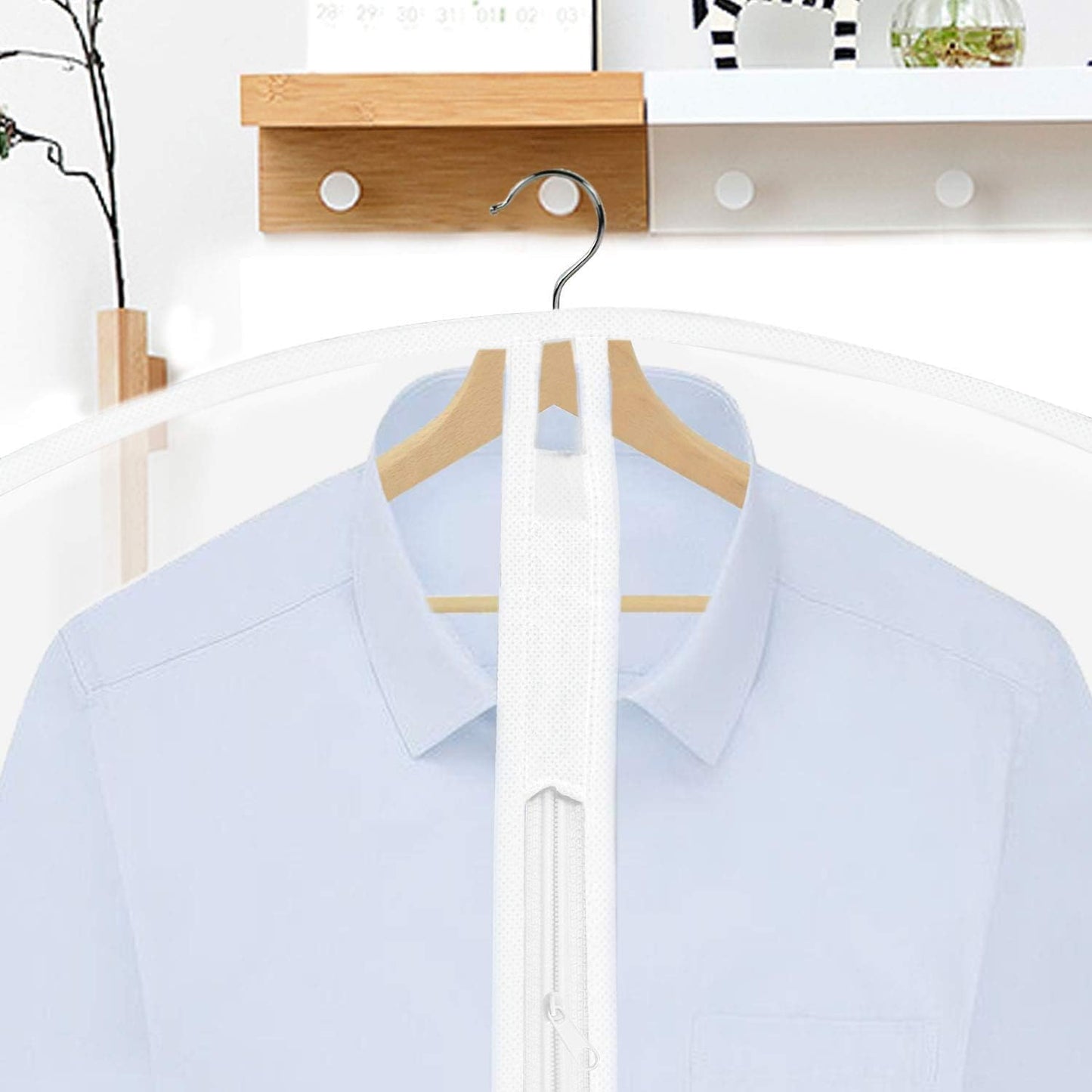 Extra lång klädpåse för klänningar och aftonklänningar – 180 cm skyddsöverdrag med handtag (Köp 1, få 1 GRATIS)