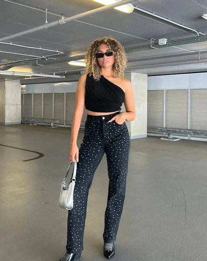 Damernas glittrande jeans för en strålande look - Jade