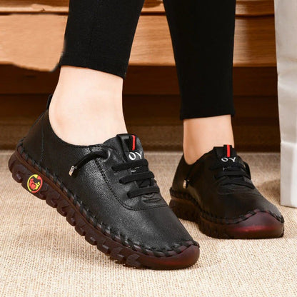 Schwarze Gola Komfort-Sneakers, Damen, rutschfest, bequem, für schmerzfreien Alltag.