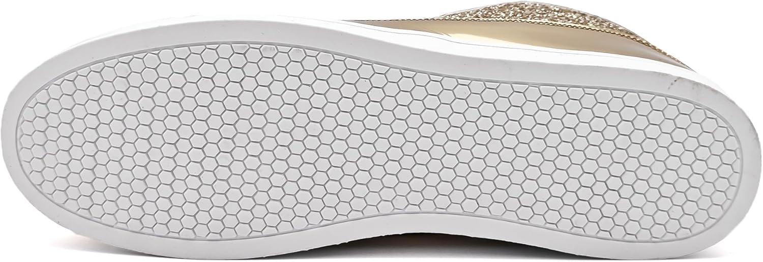 Weiße Sneaker-Sohle mit Wabenmuster, rutschfest, langlebig, modisch, Unisex-Sportschuh.