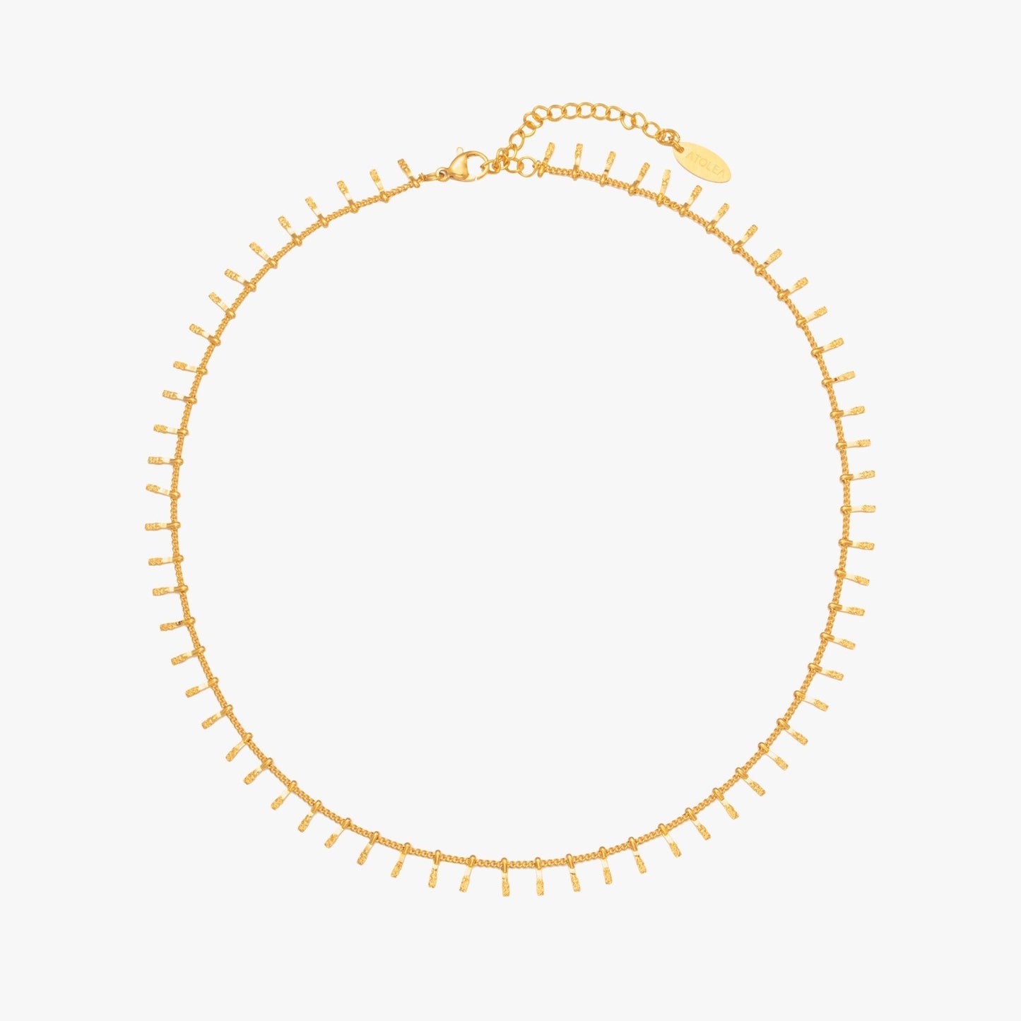 Goldener Choker-Halskette, filigranes Design, verstellbar, Modeschmuck für Damen.