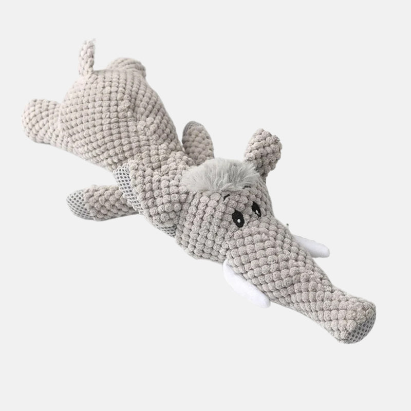 Graues Plüsch-Krokodil-Spielzeug, weiches Material, Kinderzimmer-Dekoration, Geschenkidee.
