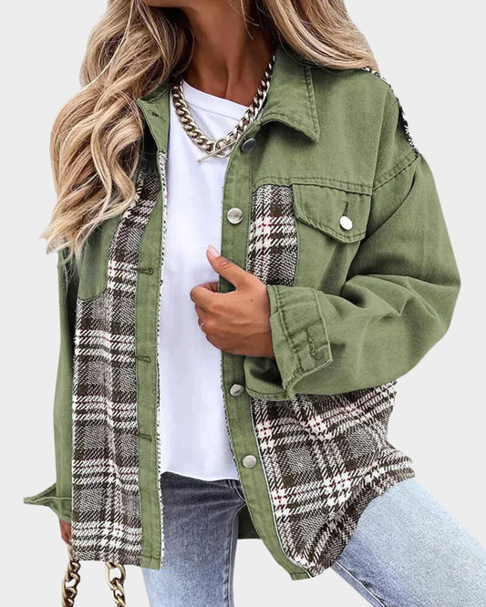 Damskdenimjacka med höstchic – Amélie