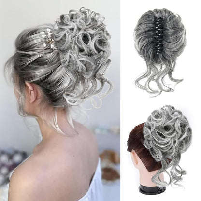 Klammer med hårförlängning för snurrknut – CurlClip