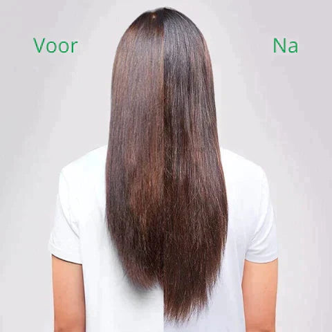 Langes, glattes Haar, Vorher-Nachher-Vergleich, Haarpflege, Haarwachstum, braun, gesundes Haar