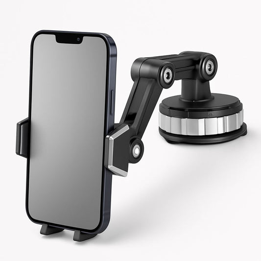 Car Phone Mount with Suction Cup | 360° Rotating Dashboard & Windshield Holder 1