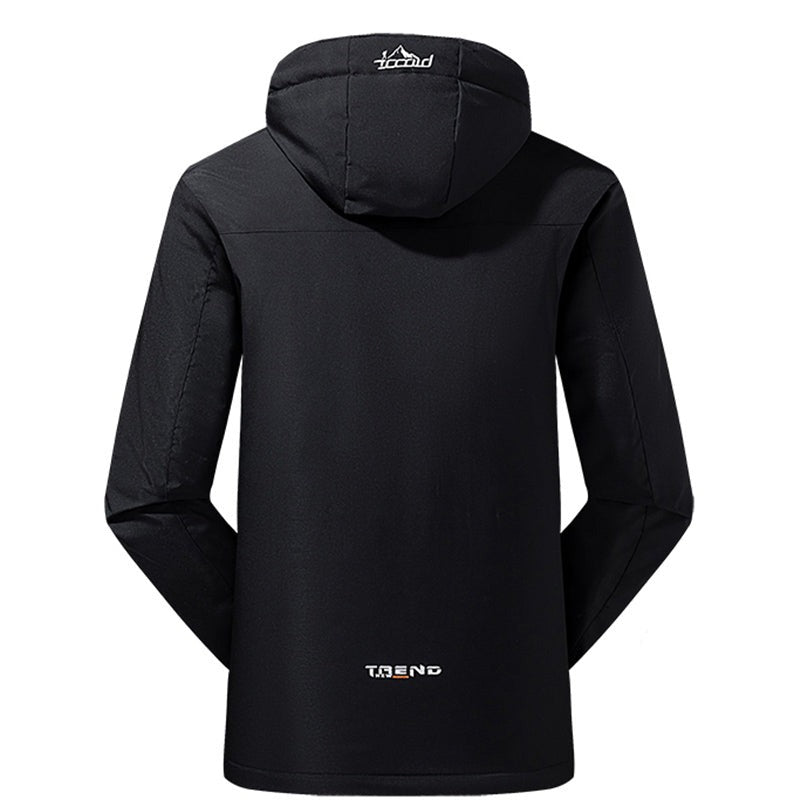 Herrparka med avtagbar huva – Victor