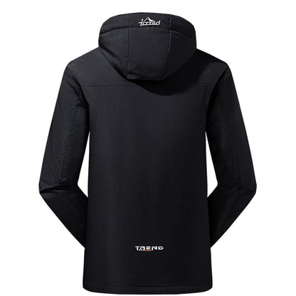 Herrparka med avtagbar huva – Victor