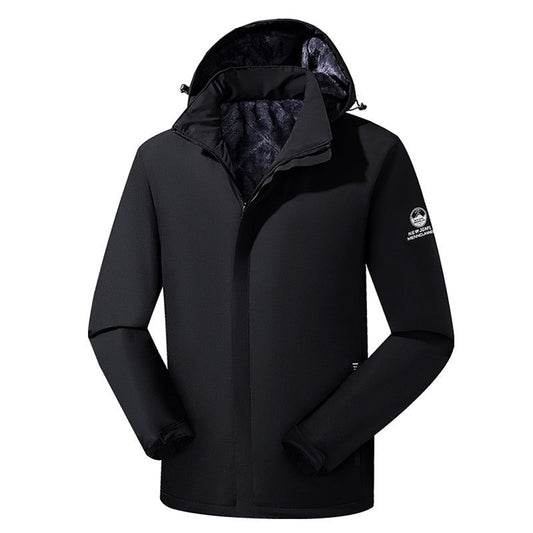 Herrparka med avtagbar huva – Victor