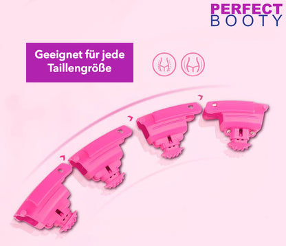 Rosa Hüfttrainer, verstellbar, geeignet für alle Taillengrößen, Fitnessgerät.